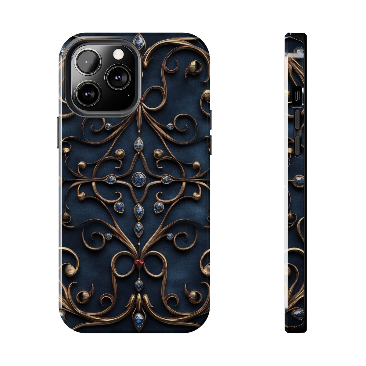 Fundas Premium MINUX para iPhone y Samsung Galaxy - Royal Gold Filigree