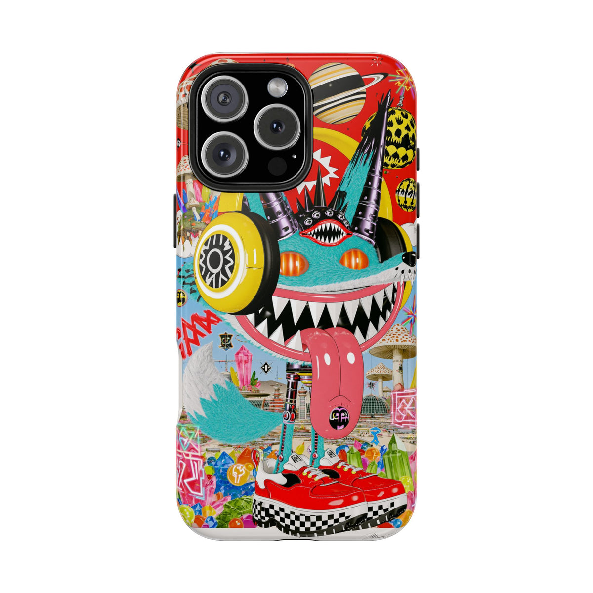 Fundas Premium MINUX para iPhone y Samsung Galaxy - Cyberpunk Fox Beast