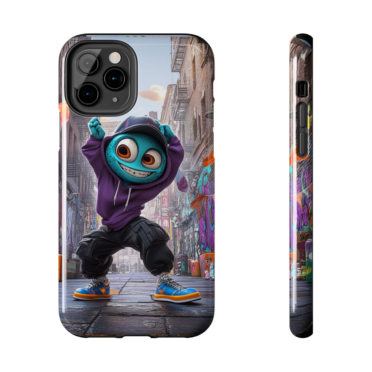 Funda Premium MINUX para iPhone y Samsung Galaxy - Alien Boy 001