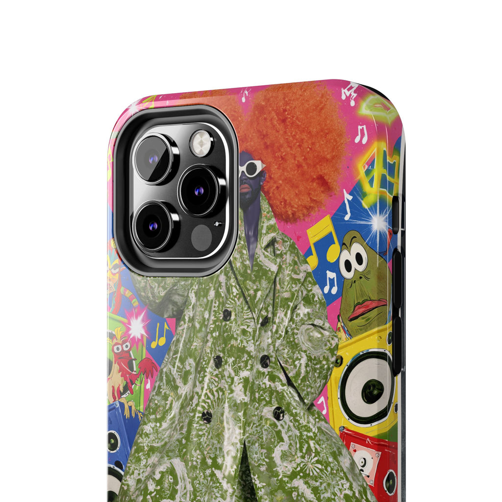 Fundas Premium MINUX para iPhone y Samsung Galaxy - Purple Tech Creature