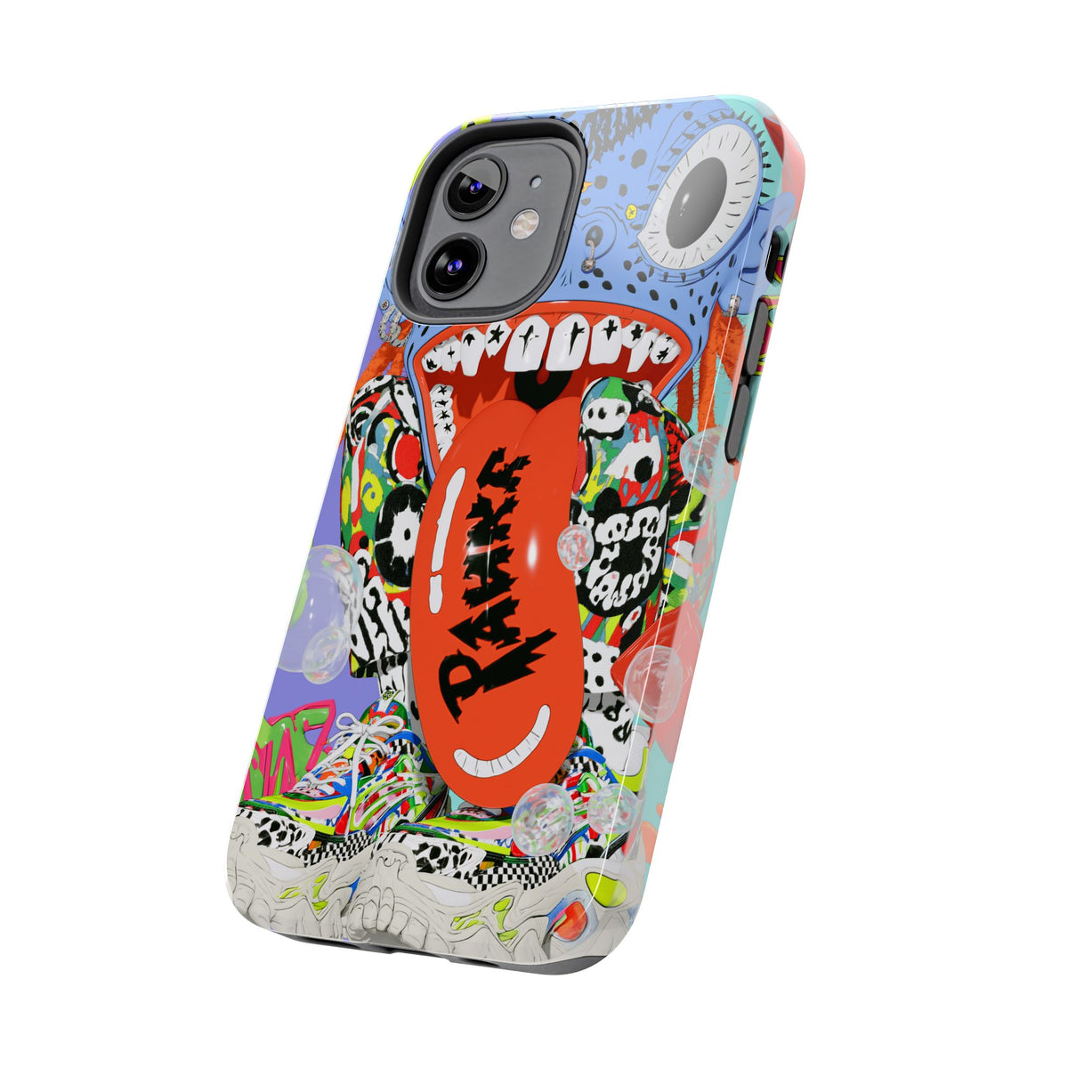 Fundas Premium MINUX para iPhone y Samsung Galaxy - Electric Blue Monster