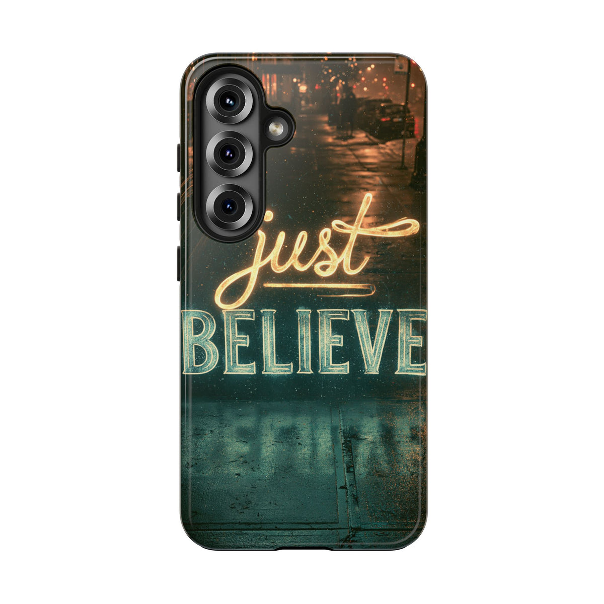 Funda Premium MINUX para iPhone y Samsung Galaxy - Just Believe