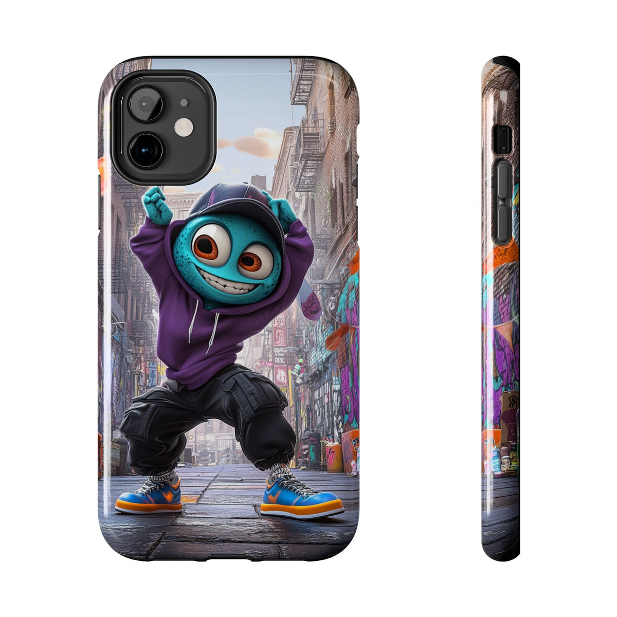 Funda Premium MINUX para iPhone y Samsung Galaxy - Alien Boy 001