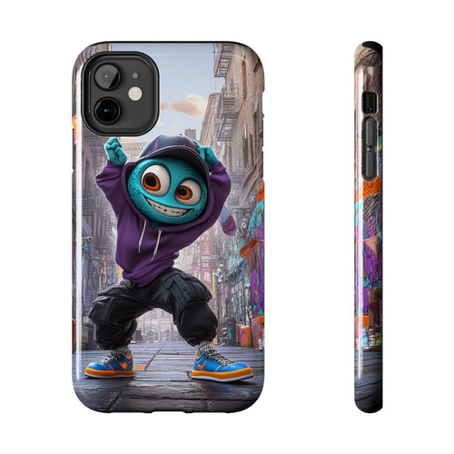 Funda Premium MINUX para iPhone y Samsung Galaxy - Alien Boy 001