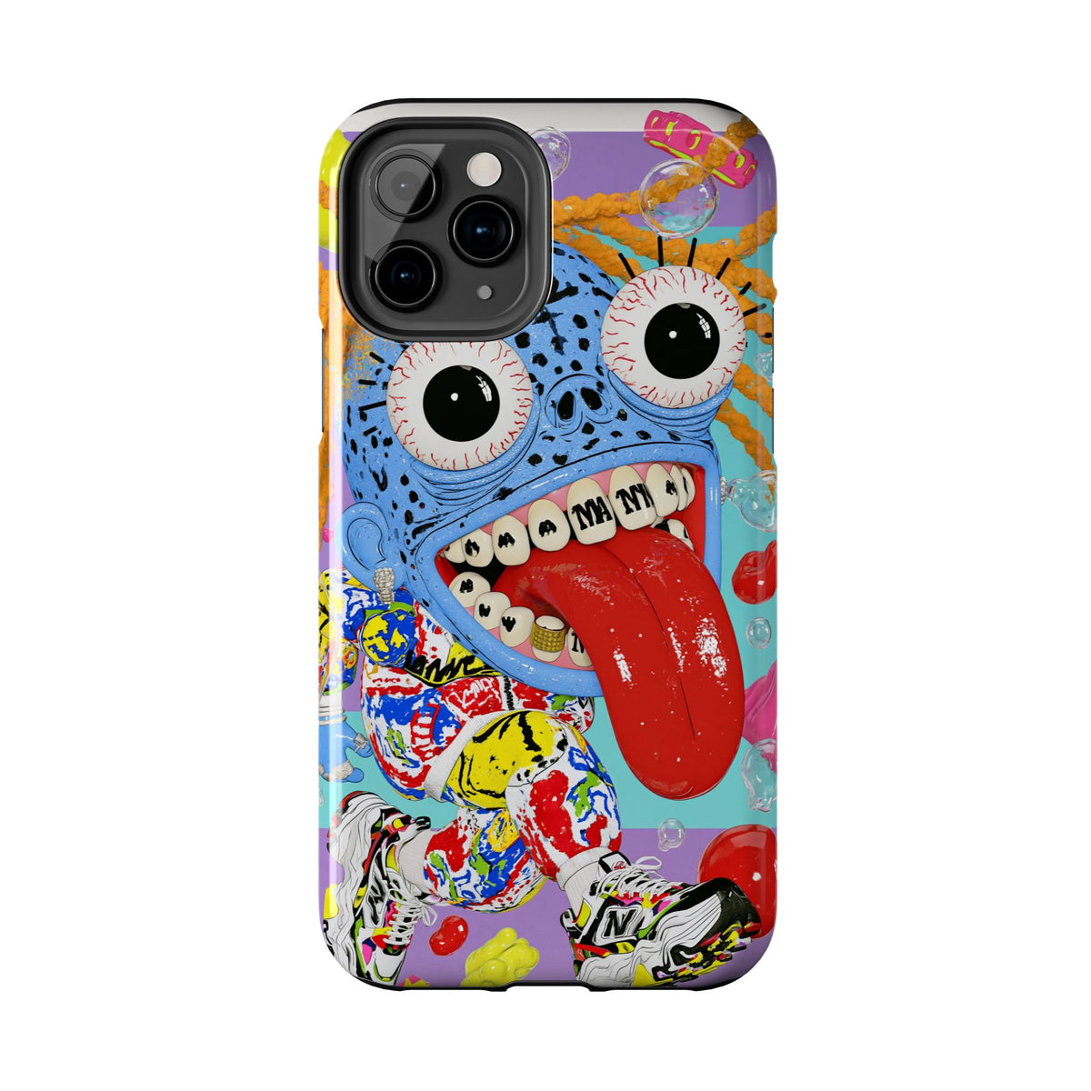 Fundas Premium MINUX para iPhone y Samsung Galaxy - Wild Neon Monster