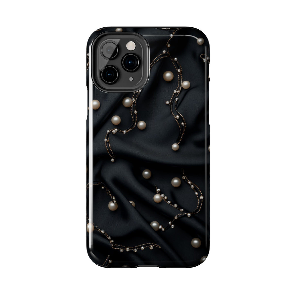 Fundas Premium MINUX para iPhone y Samsung Galaxy - Pearl Chain Velvet