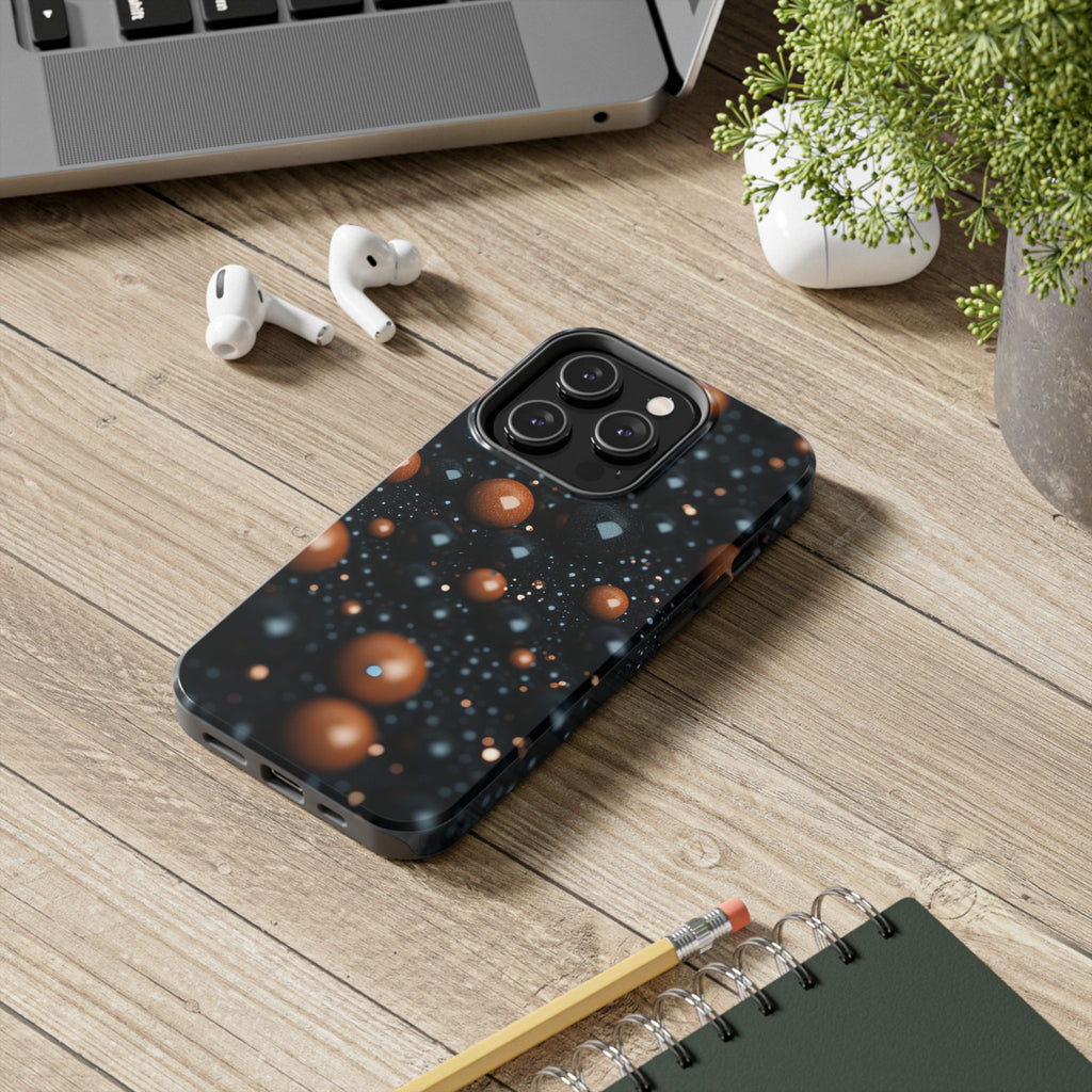 Fundas Premium MINUX para iPhone y Samsung Galaxy - Copper Pearl Constellation
