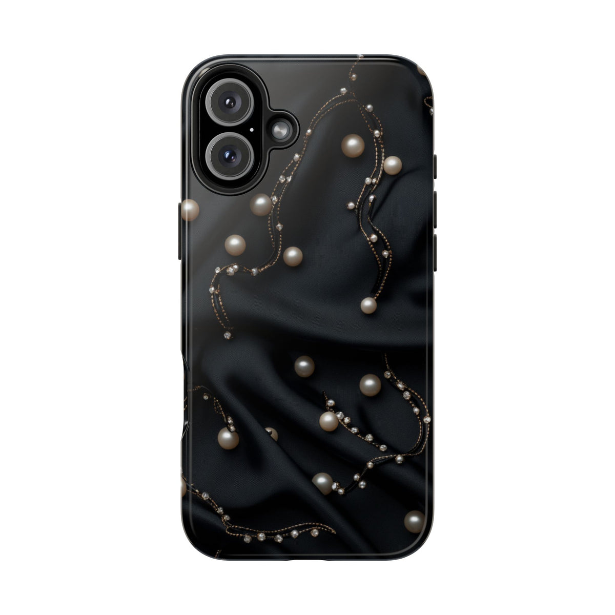 Fundas Premium MINUX para iPhone y Samsung Galaxy - Pearl Chain Velvet