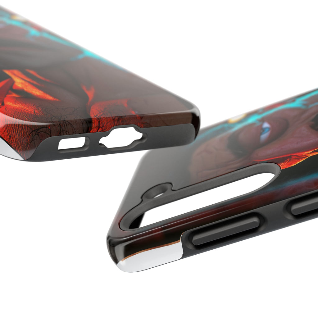 Funda Premium MINUX para iPhone y Samsung Galaxy - 3D Mustache Man 001