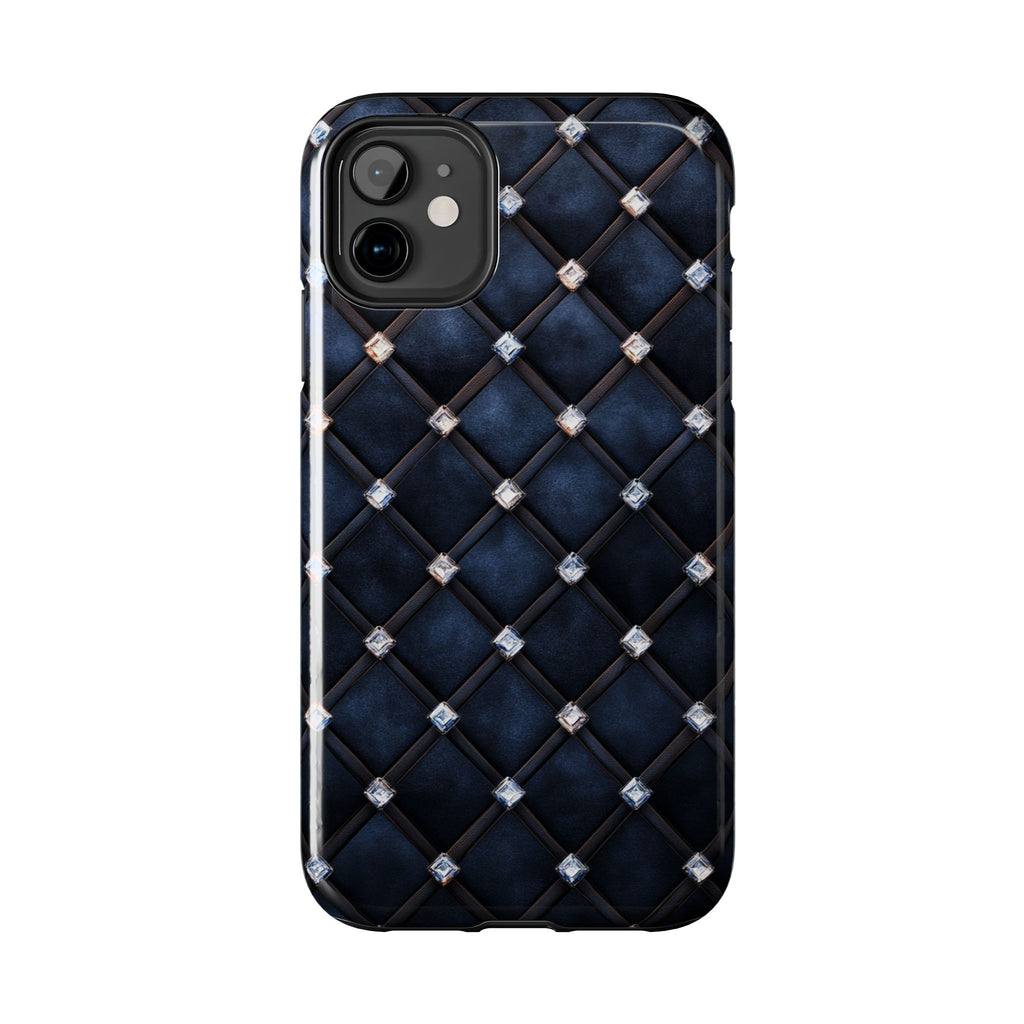 Fundas Premium MINUX para iPhone y Samsung Galaxy - Midnight Diamond Quilt