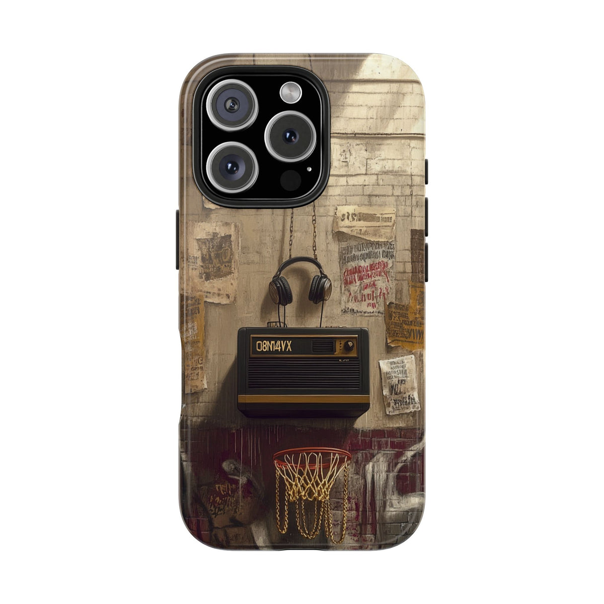 Funda Premium MINUX para iPhone y Samsung Galaxy - Street Radio 003
