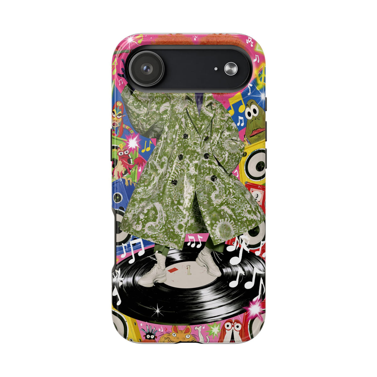 Fundas Premium MINUX para iPhone y Samsung Galaxy - Purple Tech Creature