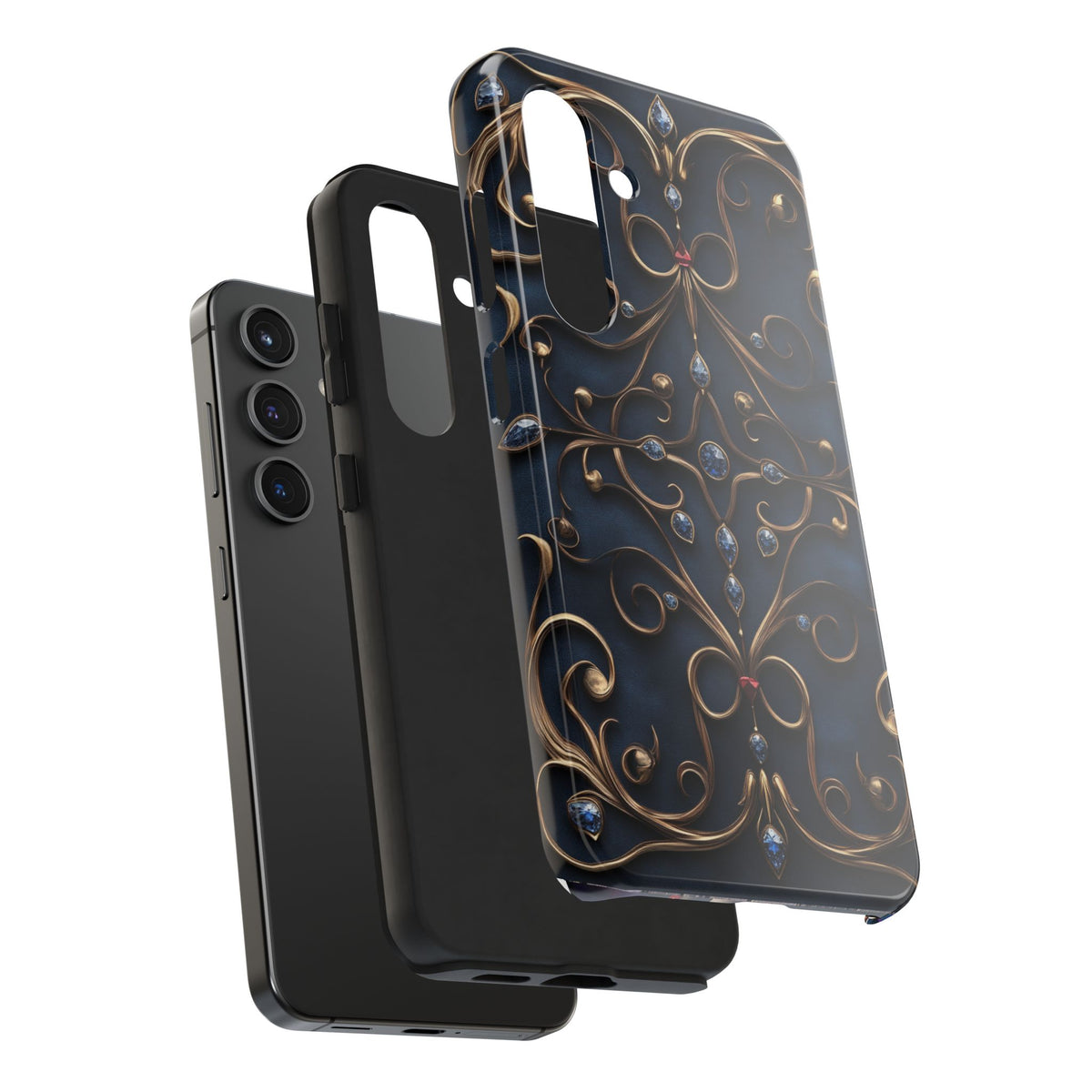 Fundas Premium MINUX para iPhone y Samsung Galaxy - Royal Gold Filigree