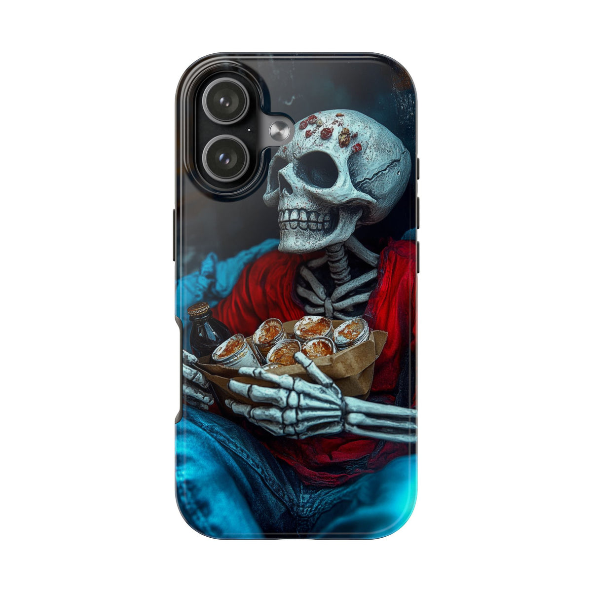 Funda Premium MINUX para iPhone y Samsung Galaxy - Color skull