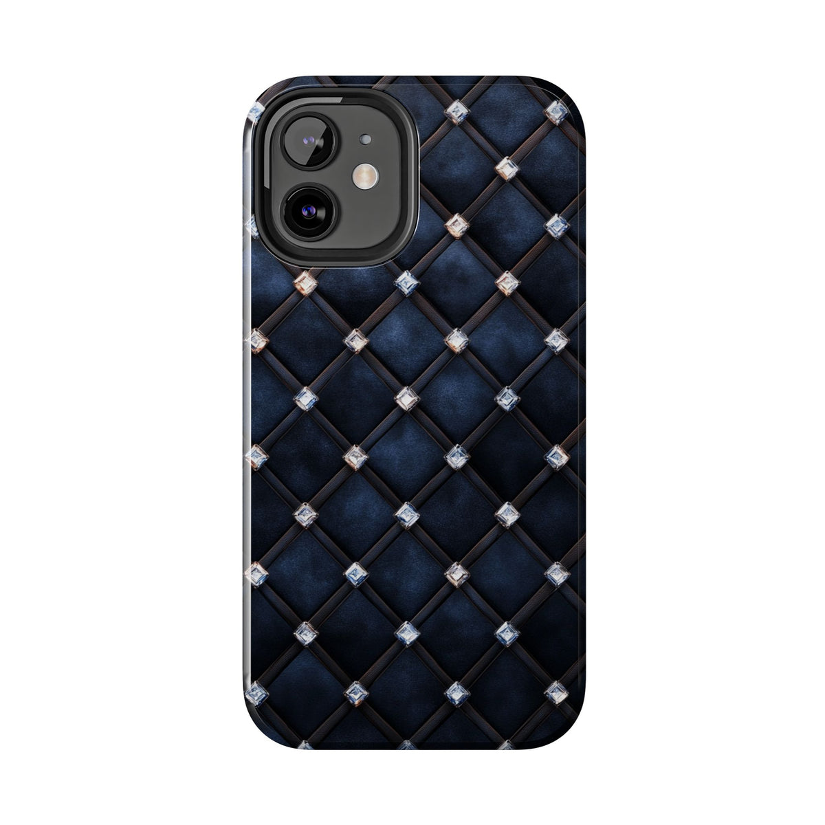 Fundas Premium MINUX para iPhone y Samsung Galaxy - Midnight Diamond Quilt