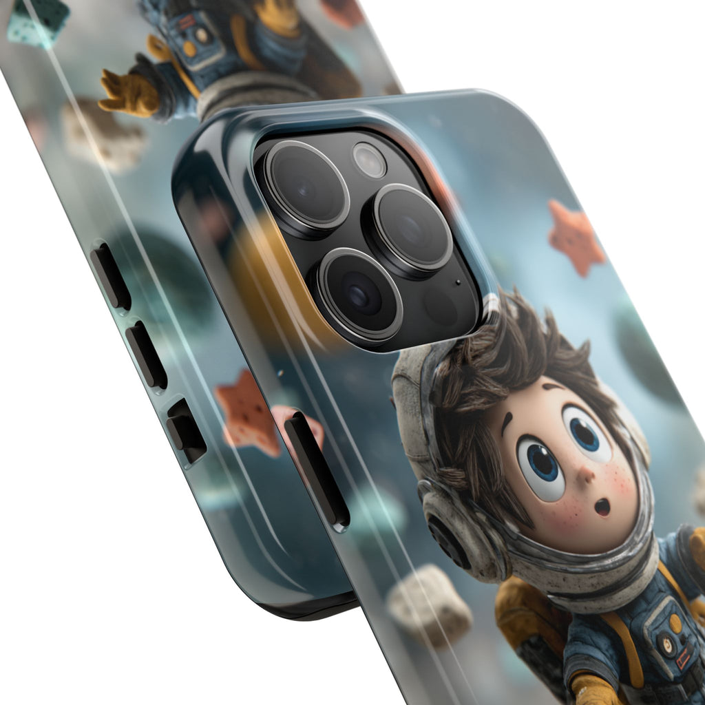 Funda Premium MINUX para iPhone y Samsung Galaxy - Astronaut child