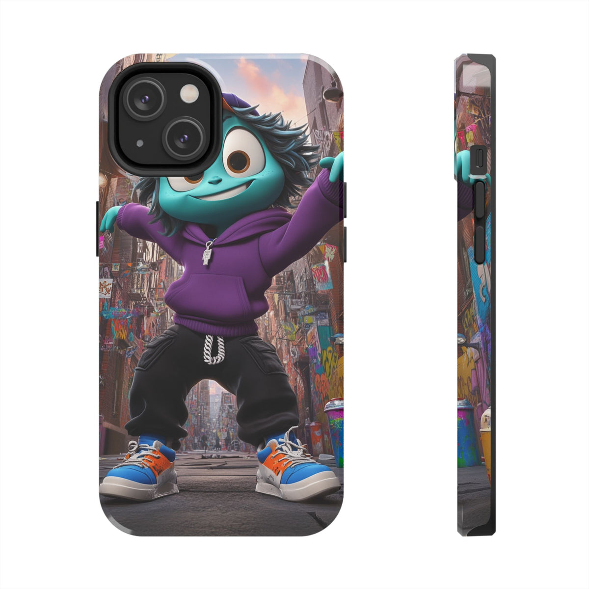 Funda Premium MINUX para iPhone y Samsung Galaxy - Alien Boy 002