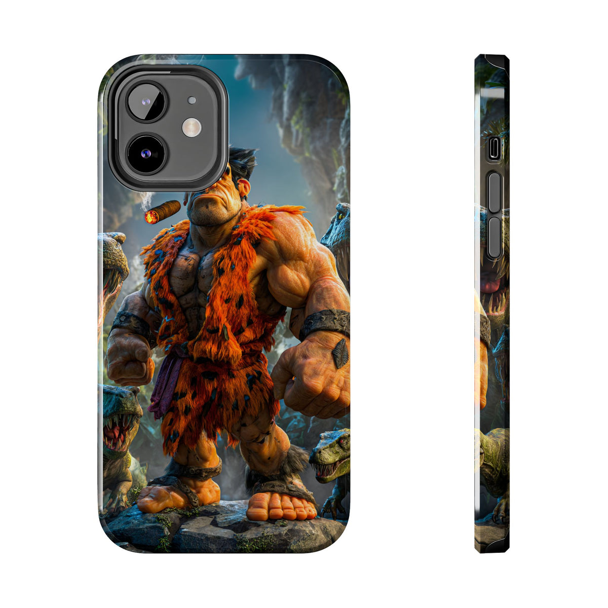 Funda Premium MINUX para iPhone y Samsung Galaxy - Caveman 002