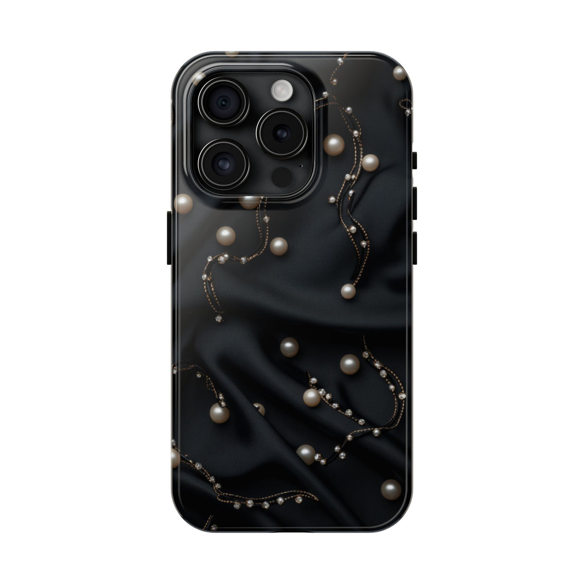 Fundas Premium MINUX para iPhone y Samsung Galaxy - Pearl Chain Velvet
