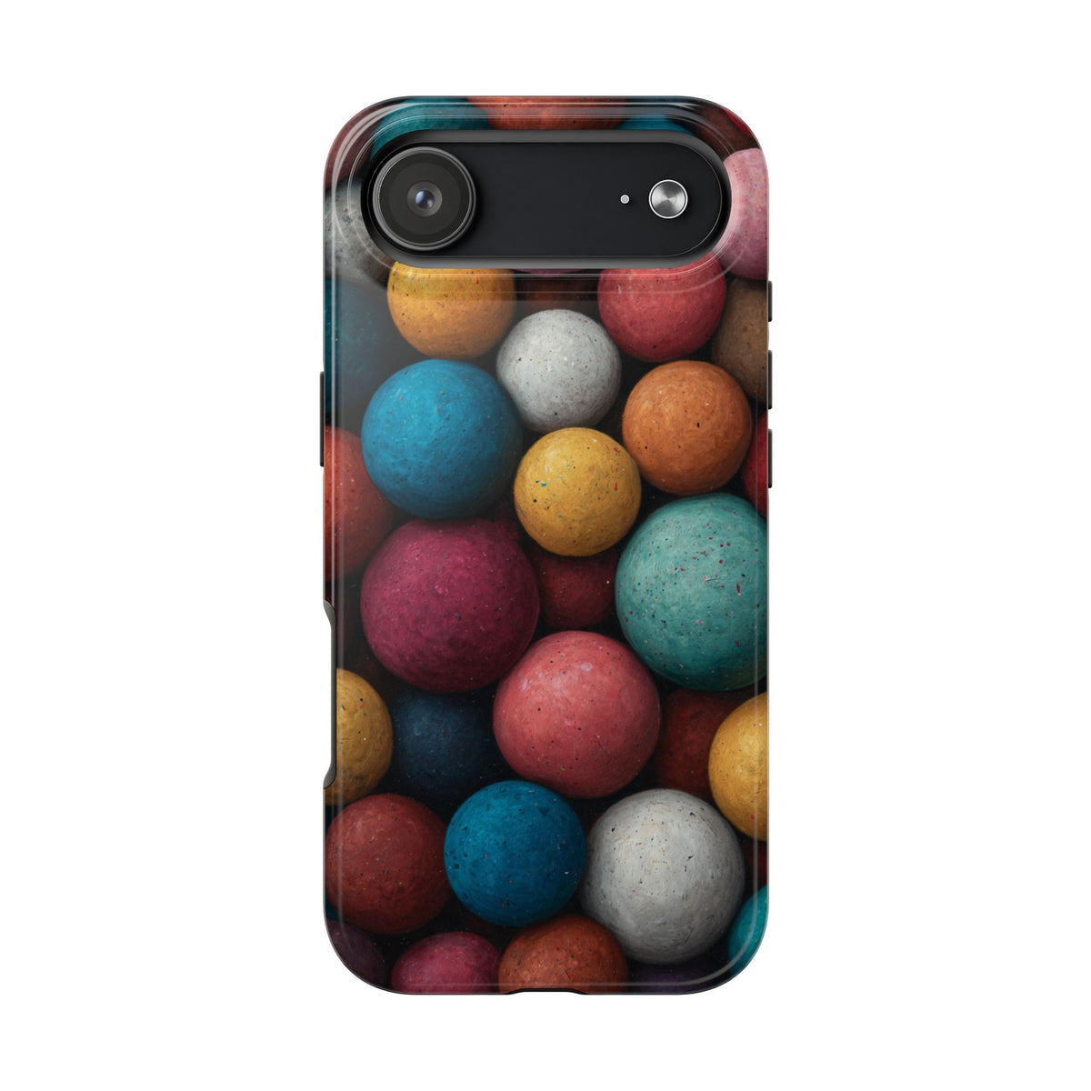 Funda Premium MINUX para iPhone y Samsung Galaxy - Colored Balls 001