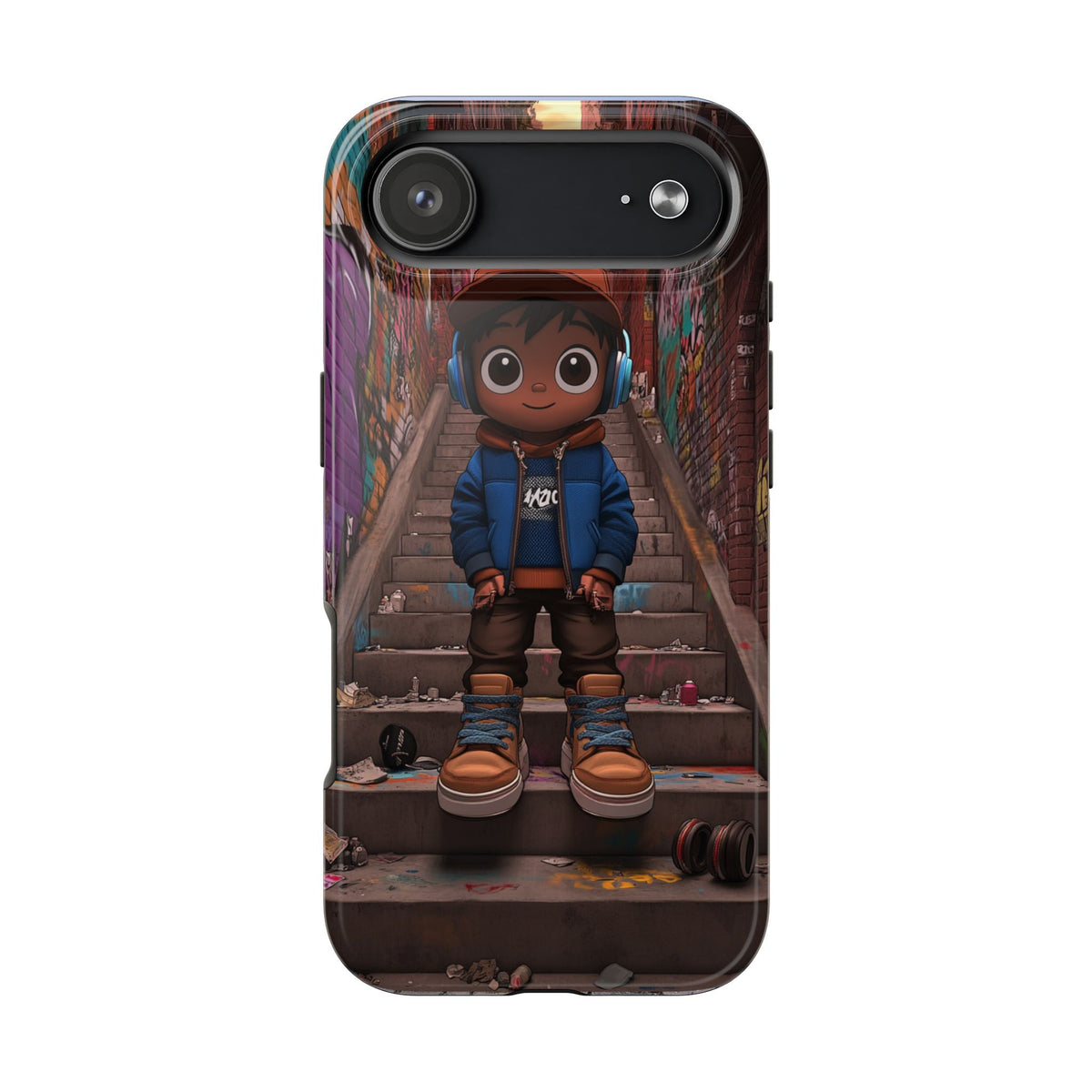 Funda Premium MINUX para iPhone y Samsung Galaxy - Street Boy 003