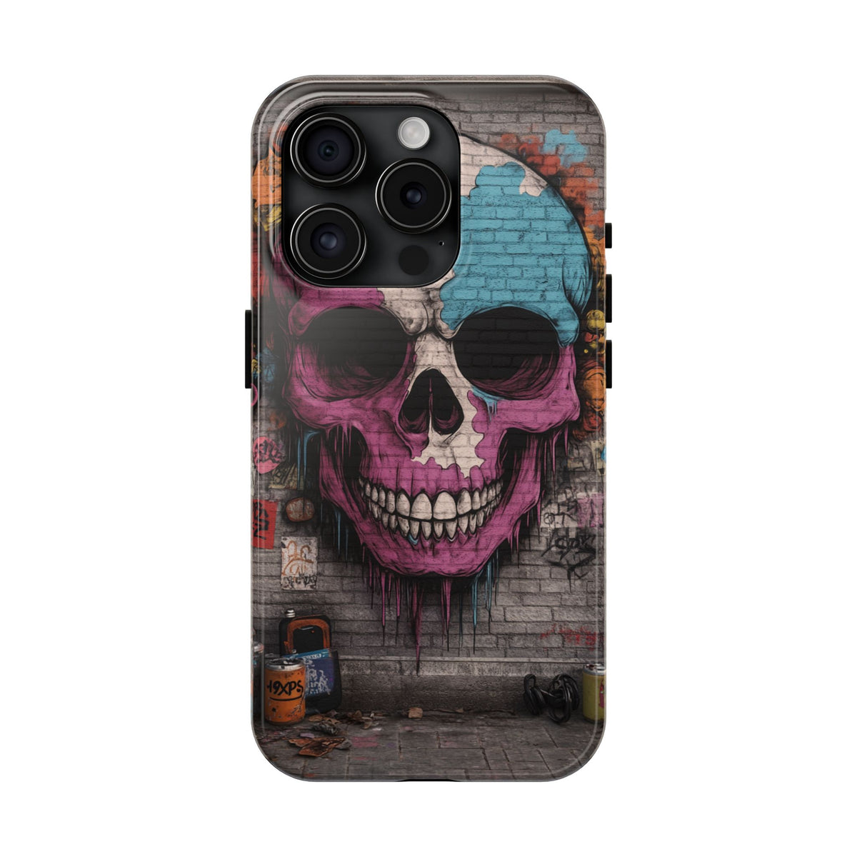 Funda Premium MINUX para iPhone y Samsung Galaxy - Graffiti Skull 001