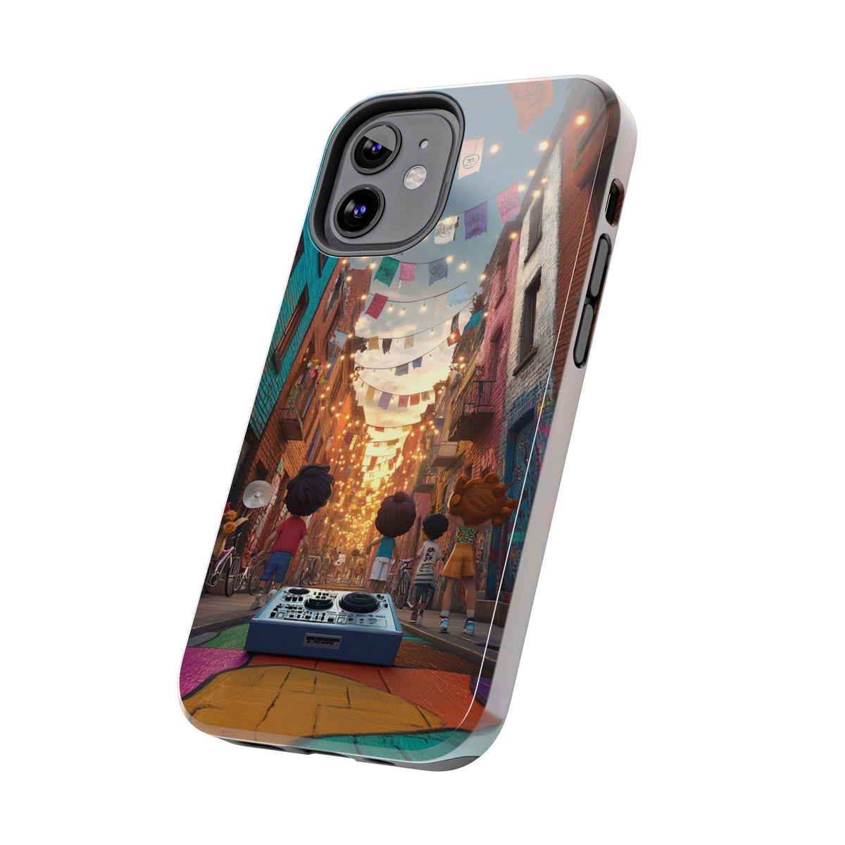 Funda Premium MINUX para iPhone y Samsung Galaxy - Street Party 005
