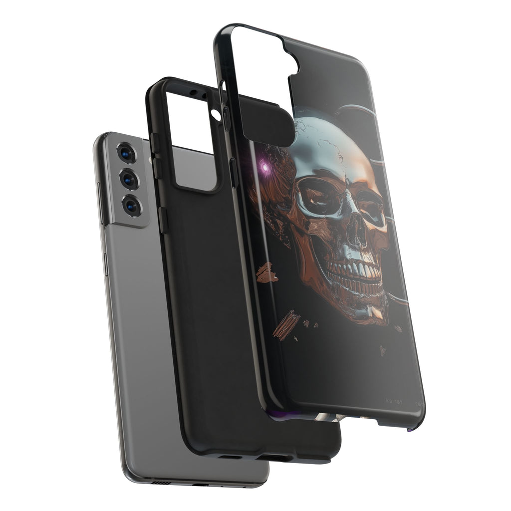 Funda Premium MINUX para iPhone y Samsung Galaxy - Iron Skull 002
