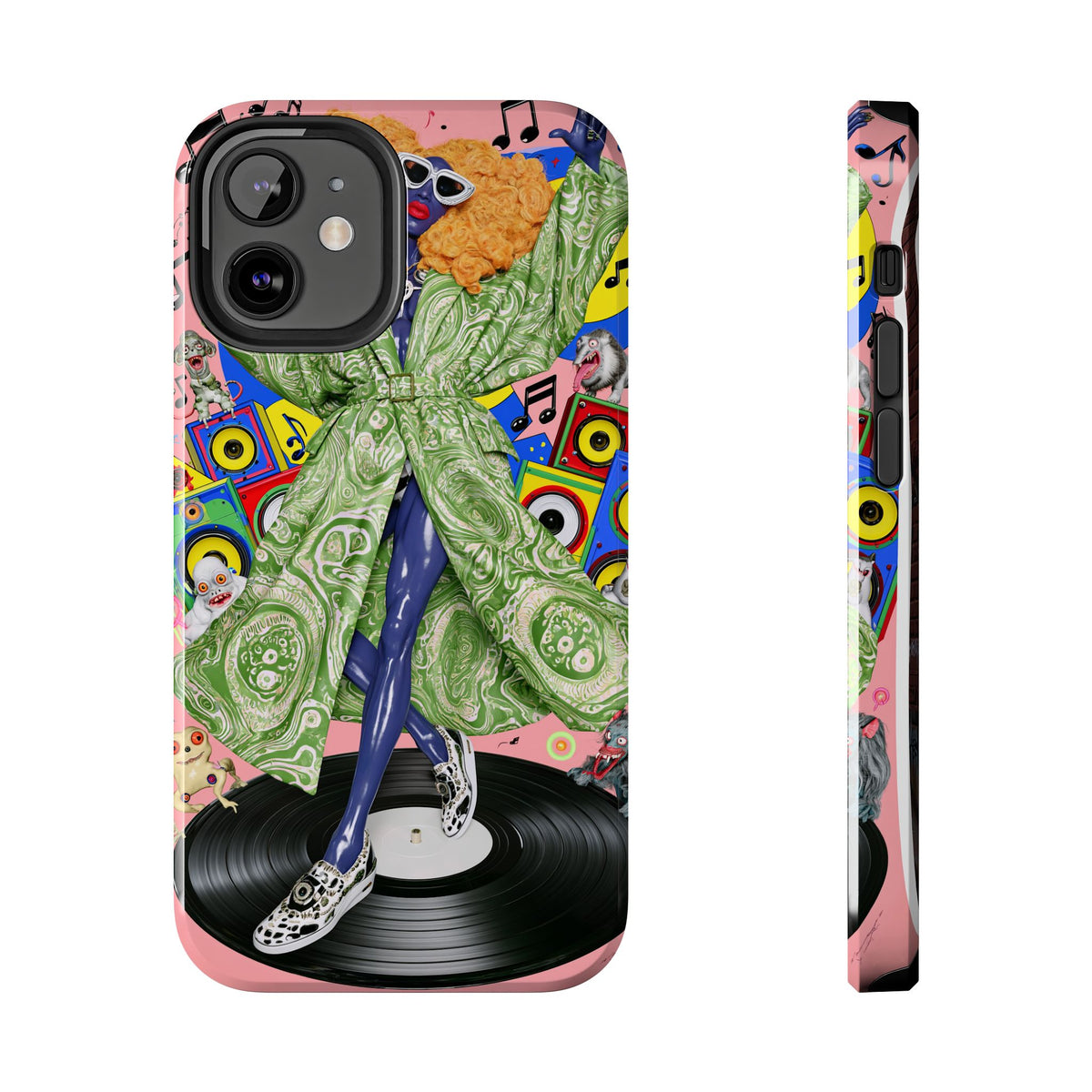 Fundas Premium MINUX para iPhone y Samsung Galaxy - Neon Tech Creature