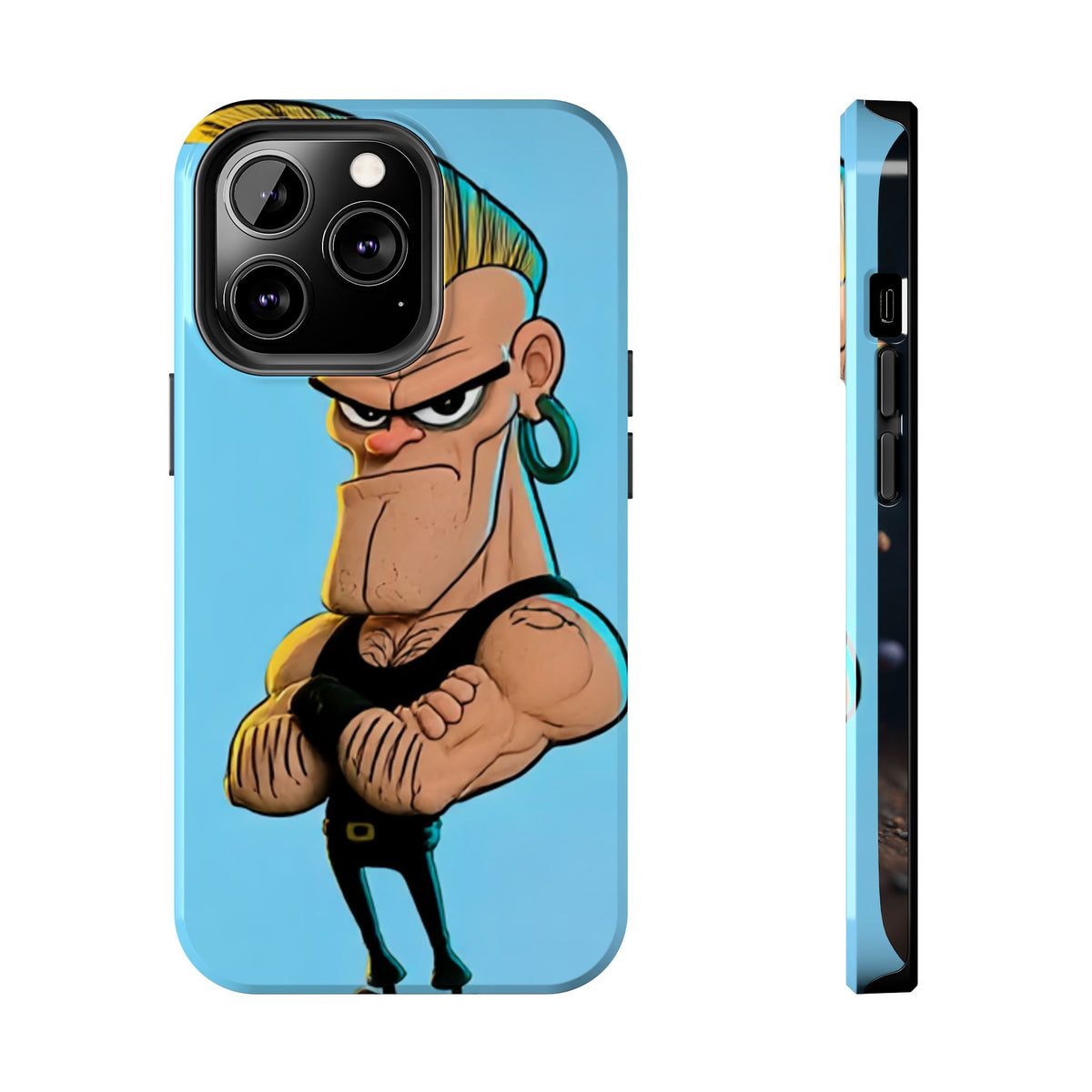 Funda Premium MINUX para iPhone y Samsung Galaxy - Golden Punk