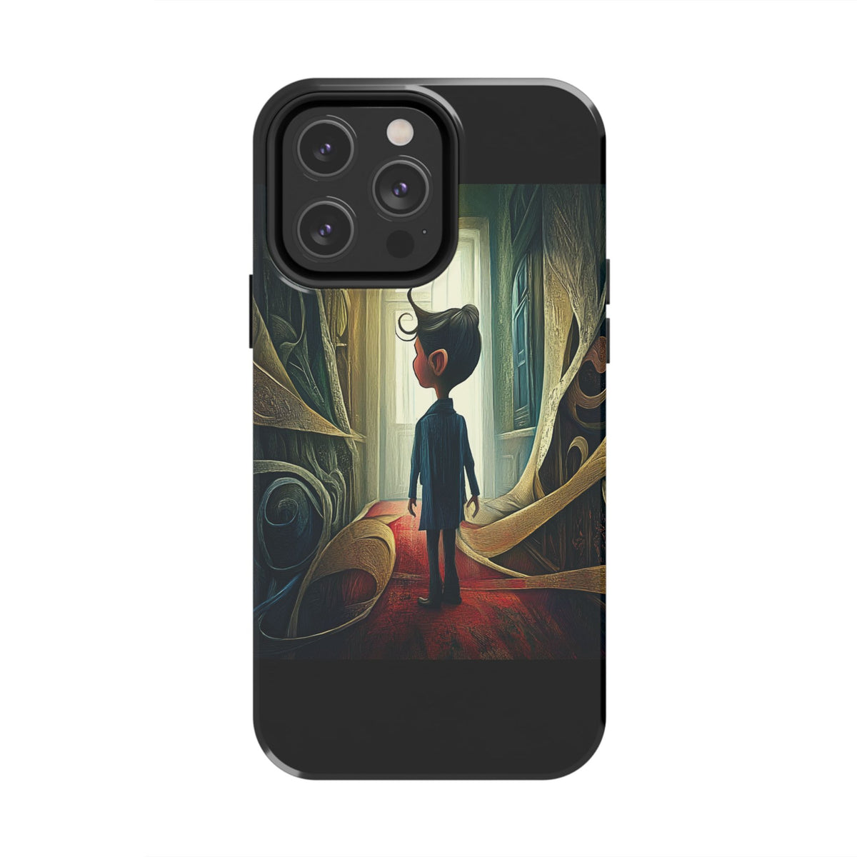 Fundas Premium MINUX para iPhone y Samsung Galaxy - Silent Corridor