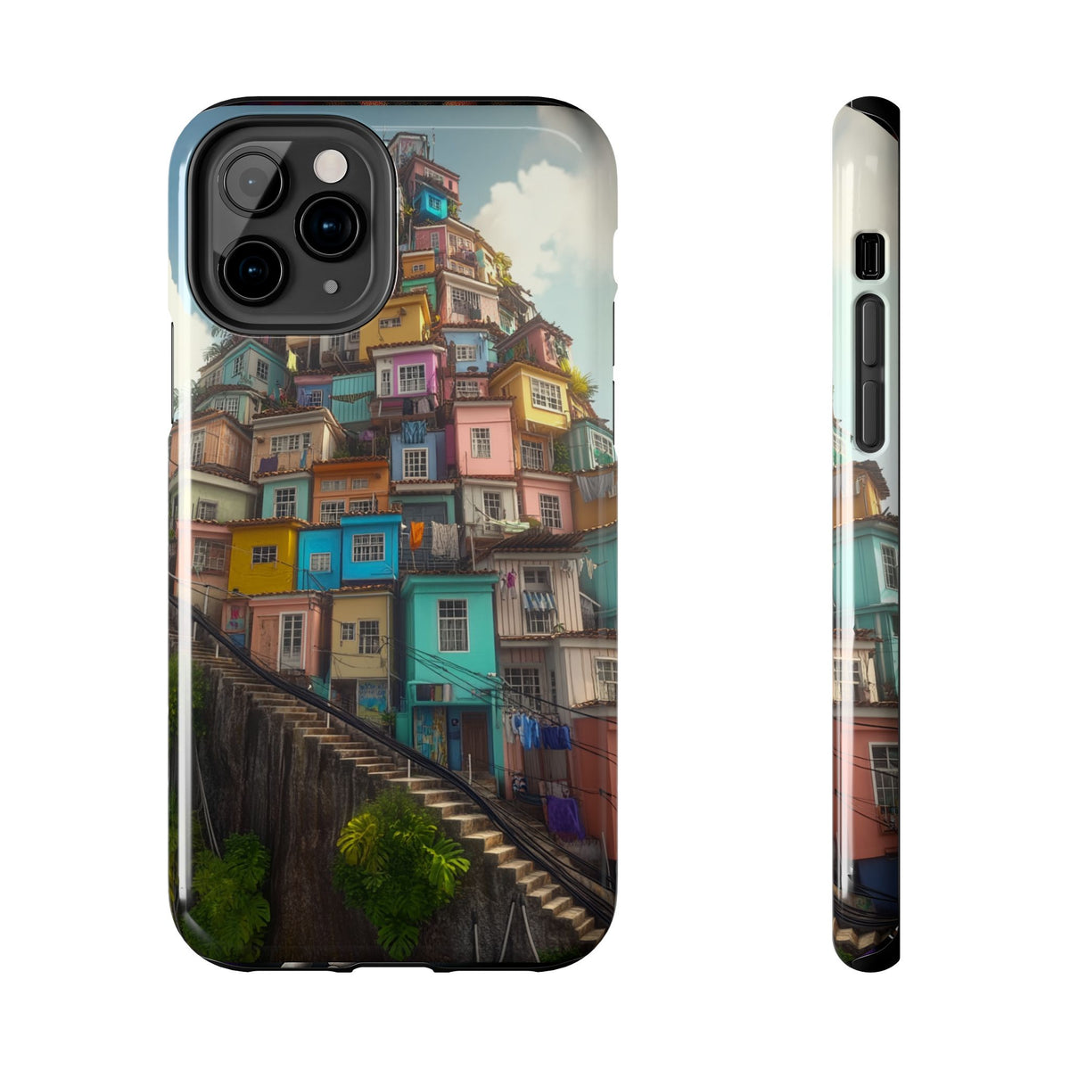 Funda Premium MINUX para iPhone y Samsung Galaxy - Favela 003