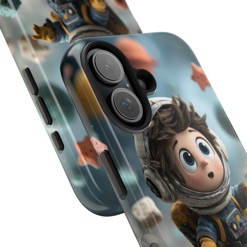 Funda Premium MINUX para iPhone y Samsung Galaxy - Astronaut child