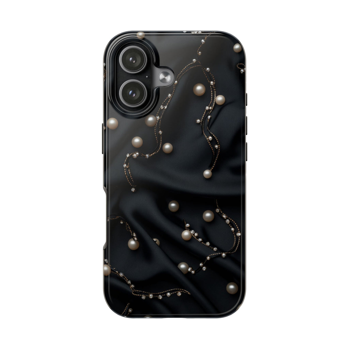 Fundas Premium MINUX para iPhone y Samsung Galaxy - Pearl Chain Velvet