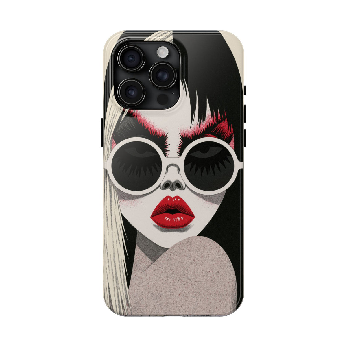 Fundas Premium MINUX para iPhone y Samsung Galaxy - Midnight Red Glasses