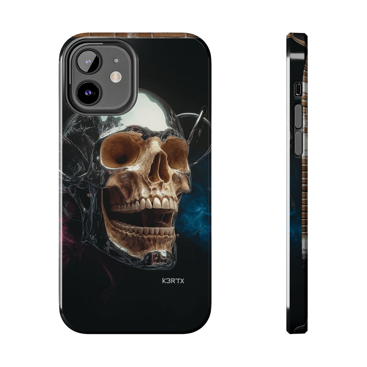 Funda Premium MINUX para iPhone y Samsung Galaxy - Iron Skull 003