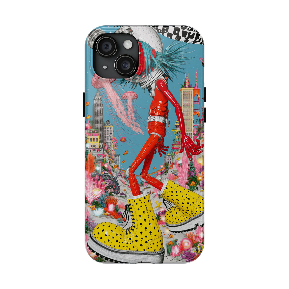 Fundas Premium MINUX para iPhone y Samsung Galaxy - Coral Ocean Walker