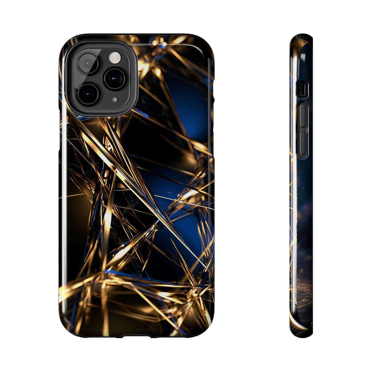 Funda Premium MINUX para iPhone y Samsung Galaxy - Golden Spikes