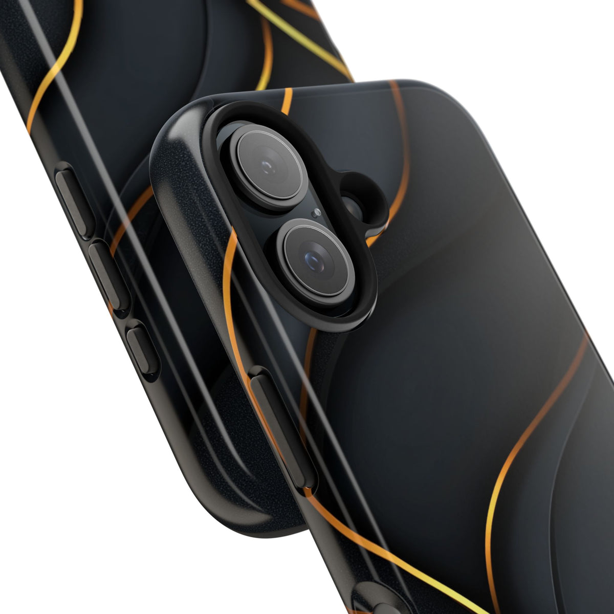 Fundas Premium MINUX para iPhone y Samsung Galaxy - Golden Silk Curves