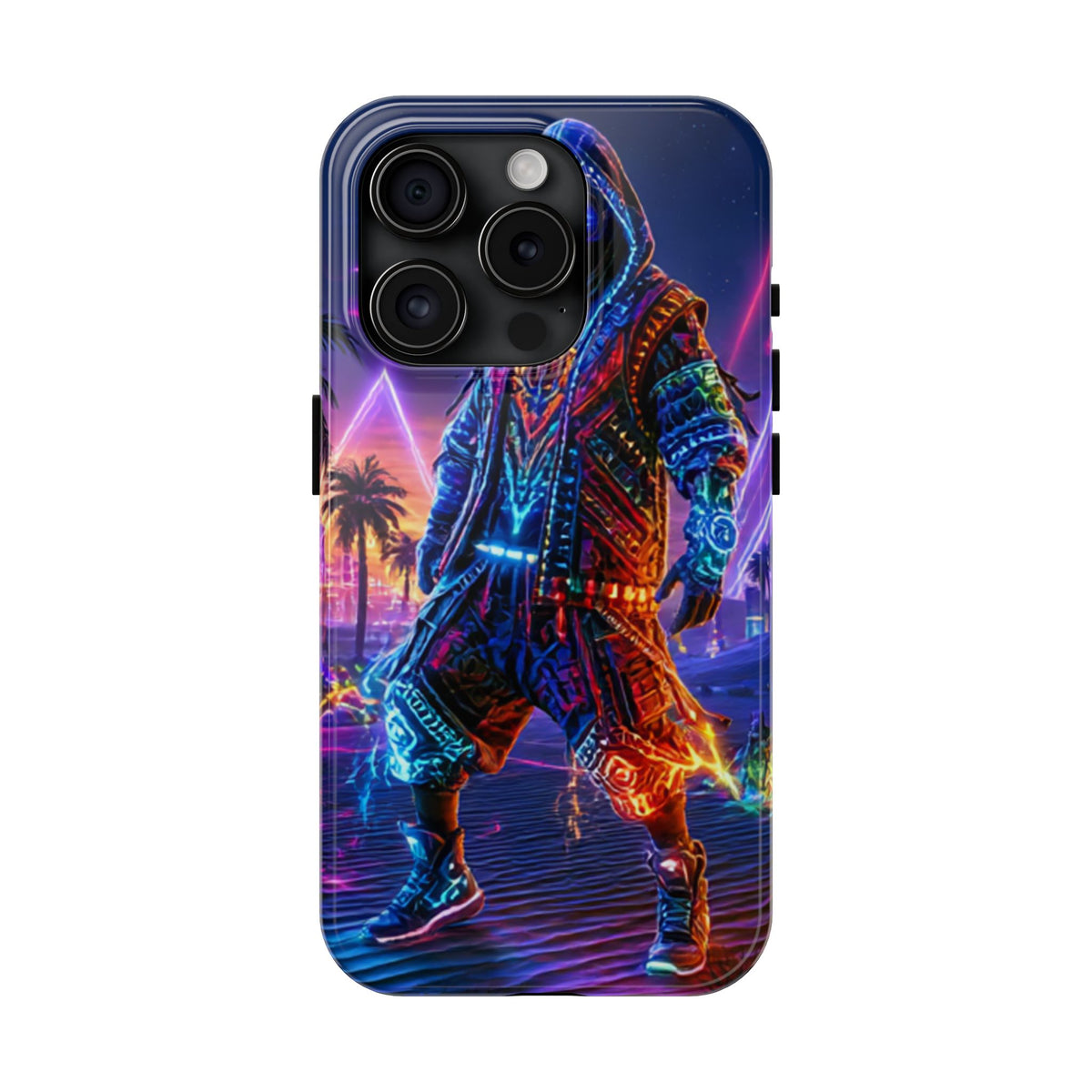 Funda Premium MINUX para iPhone y Samsung Galaxy - Cyberpunk Rave 002