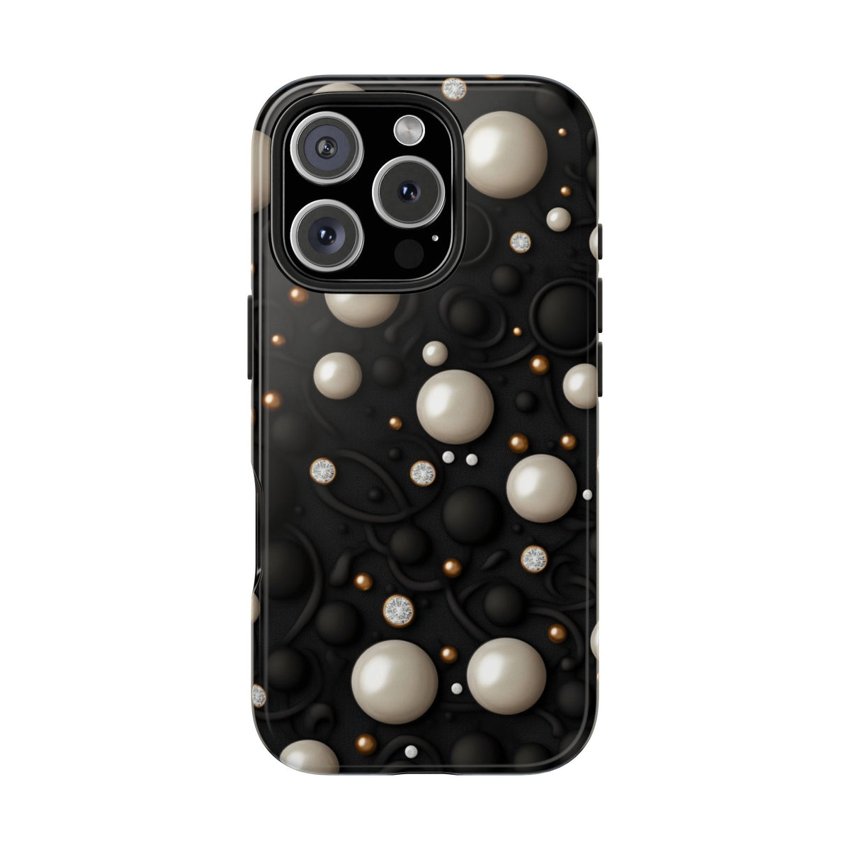 Fundas Premium MINUX para iPhone y Samsung Galaxy - Ivory Pearl Obsidian
