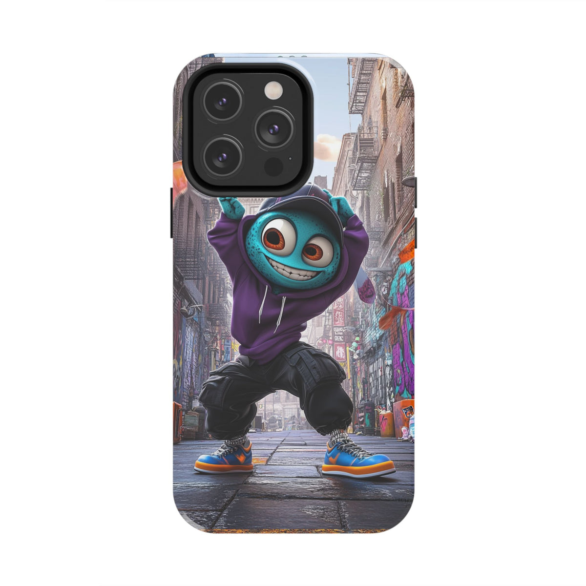 Funda Premium MINUX para iPhone y Samsung Galaxy - Alien Boy 001