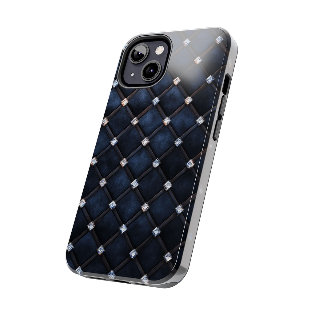 Fundas Premium MINUX para iPhone y Samsung Galaxy - Midnight Diamond Quilt