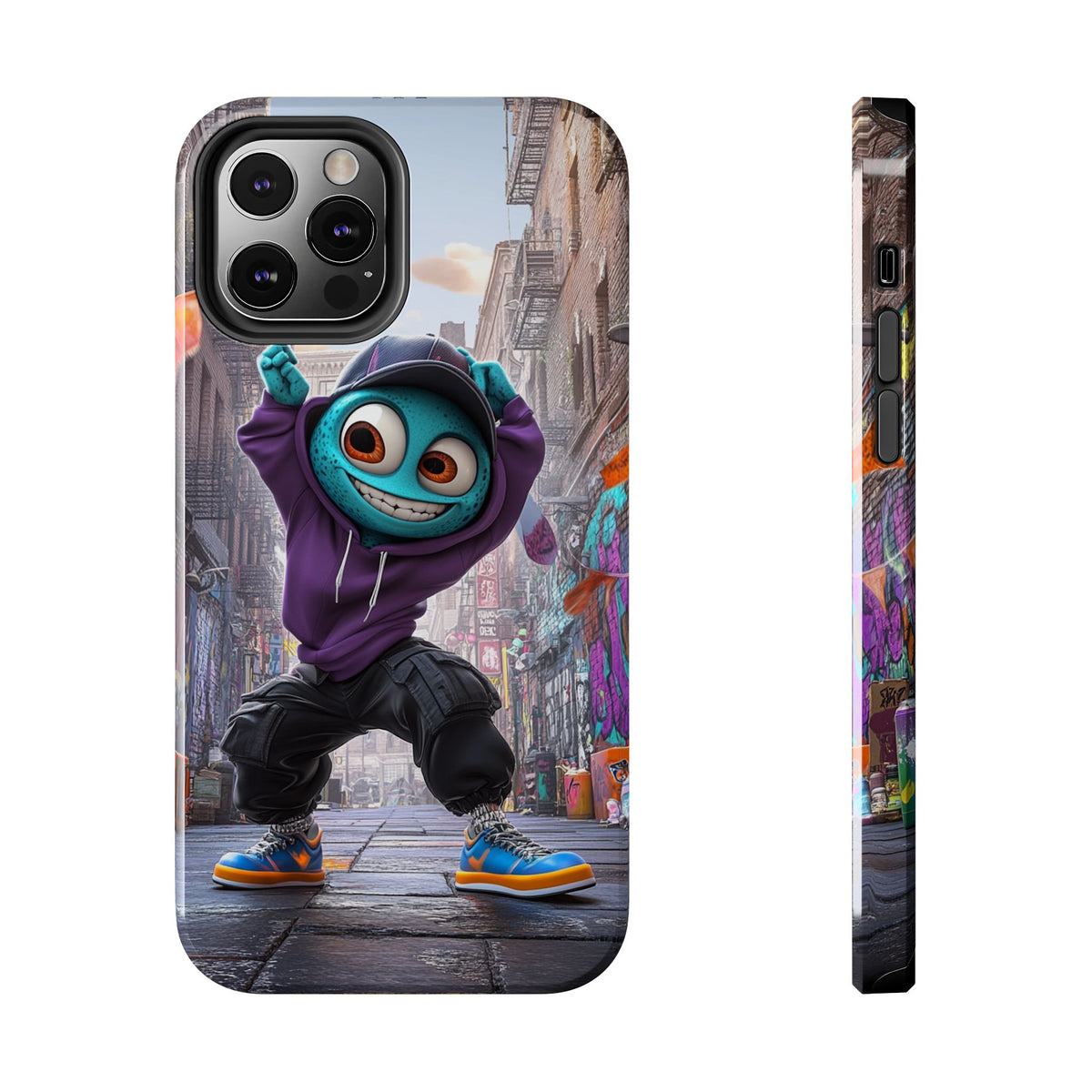 Funda Premium MINUX para iPhone y Samsung Galaxy - Alien Boy 001
