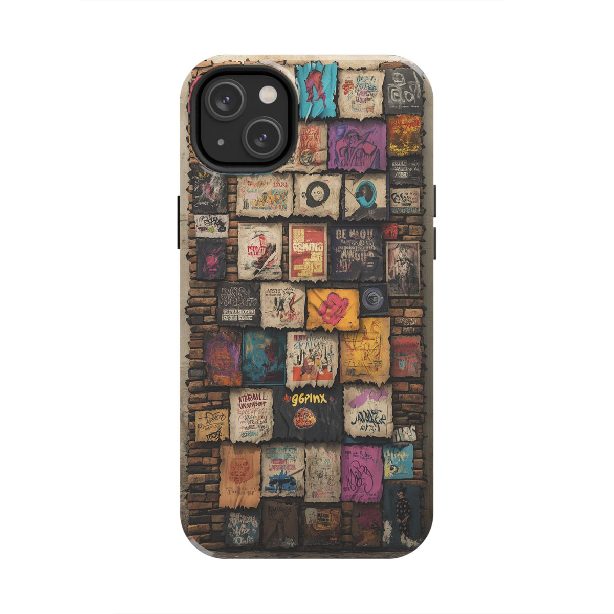 Funda Premium MINUX para iPhone y Samsung Galaxy - Paste Up Wall 001