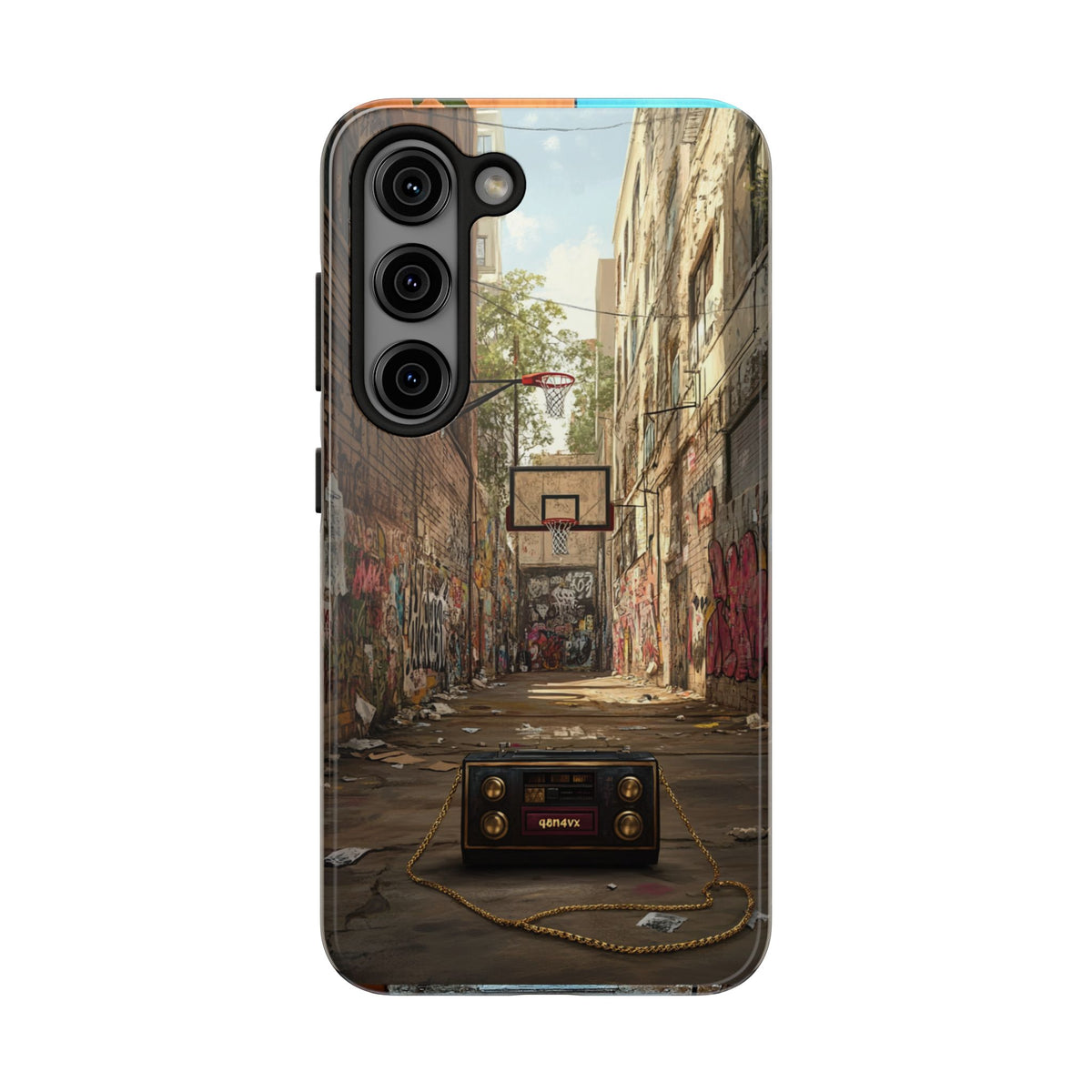 Funda Premium MINUX para iPhone y Samsung Galaxy - Street Radio 001
