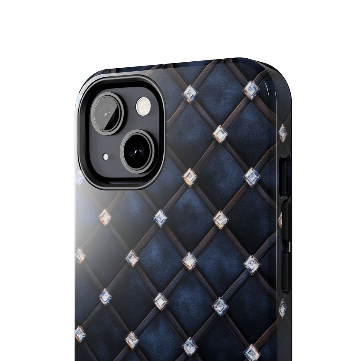 Fundas Premium MINUX para iPhone y Samsung Galaxy - Midnight Diamond Quilt