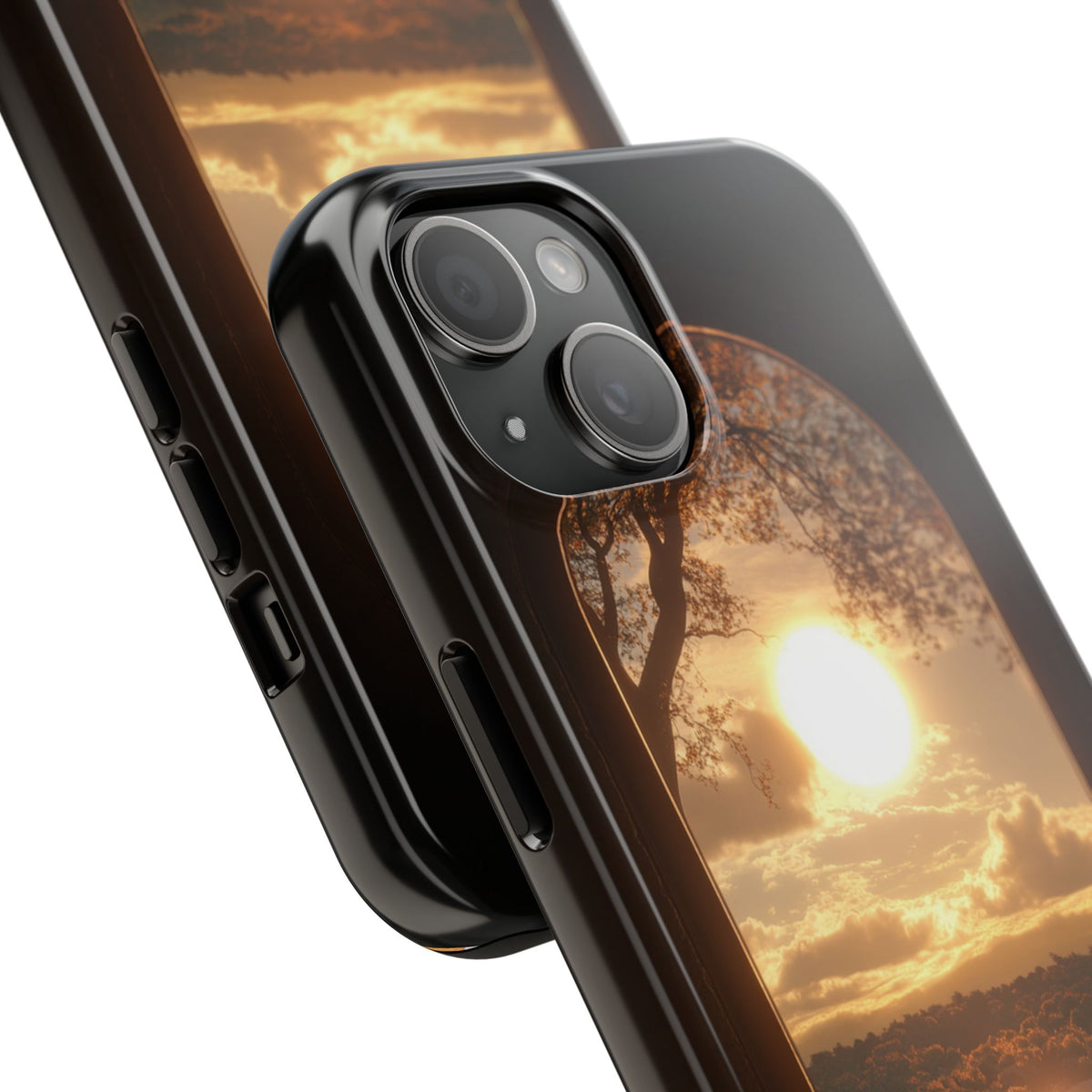 Fundas Premium MINUX para iPhone y Samsung Galaxy - Golden Archway