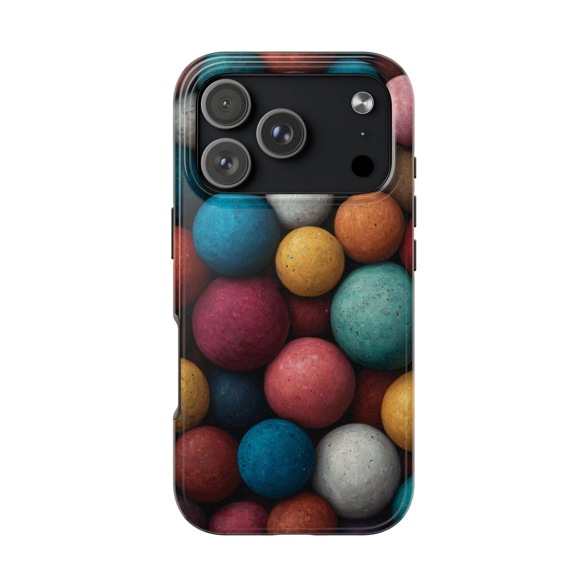 Funda Premium MINUX para iPhone y Samsung Galaxy - Colored Balls 001
