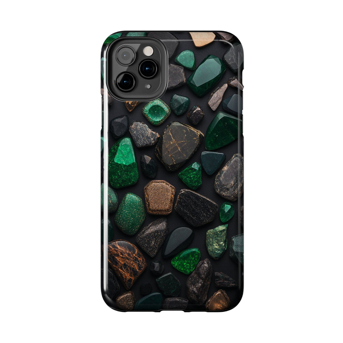 Fundas Premium MINUX para iPhone y Samsung Galaxy - Emerald Stone Mosaic